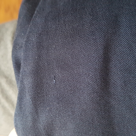 Style & Co Navy Cotton Blend Crop Pants with Pockets Size 14P - Picture 15 of 16